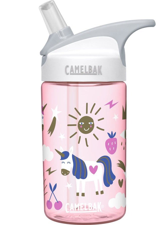 Camelbak Eddy 400ML Kids Water Bottle One Size Unicorn Party - Image 1
